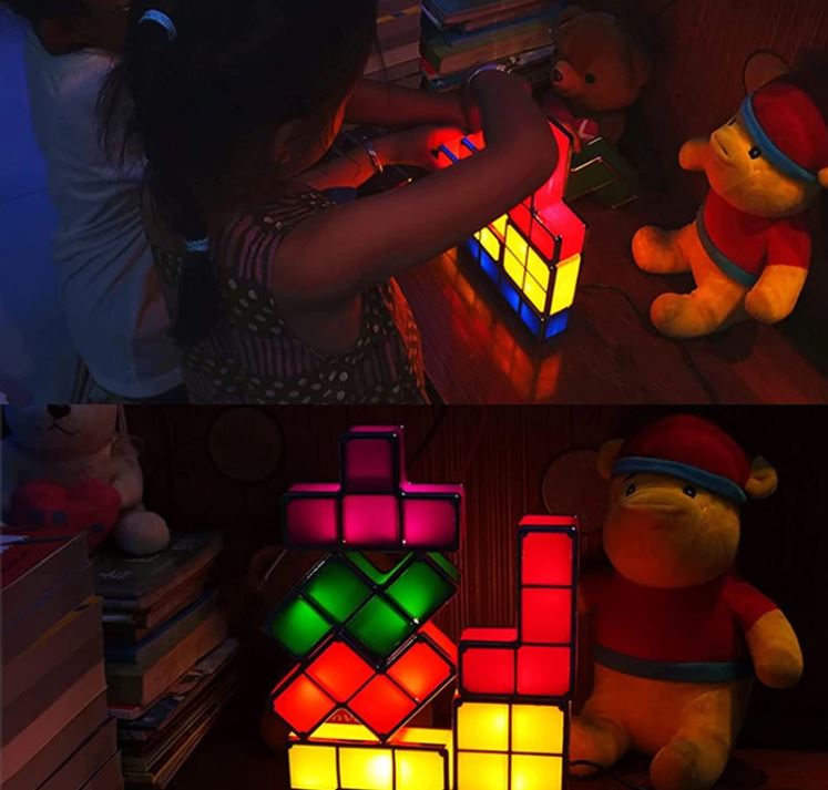 Tetris Stackable Night Light Puzzle