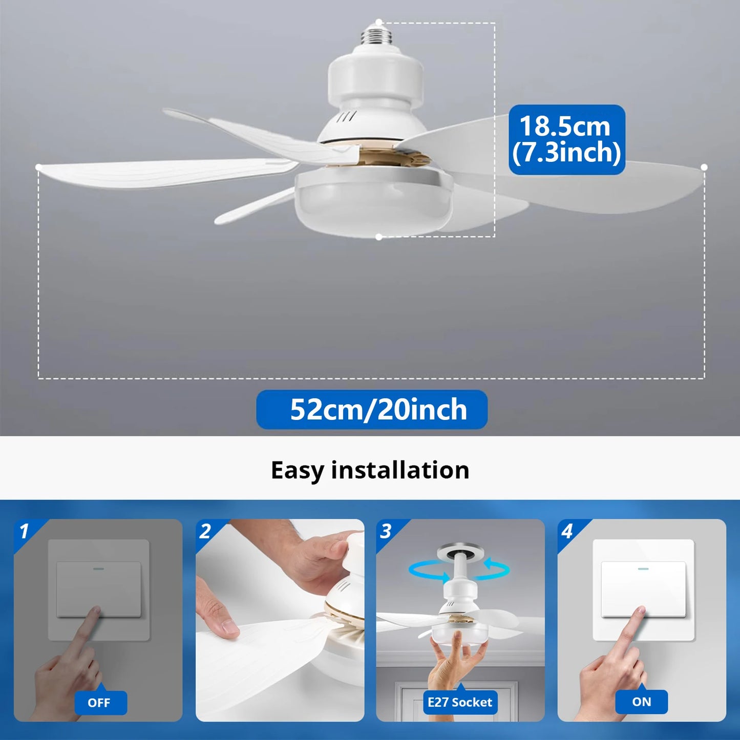Ceiling Fan with Light