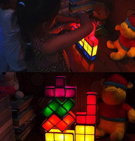 Tetris Stackable Night Light Puzzle