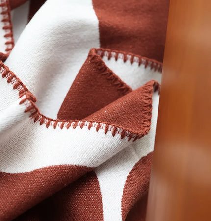 Modern Jacquard Throw Blanket