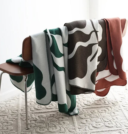 Modern Jacquard Throw Blanket